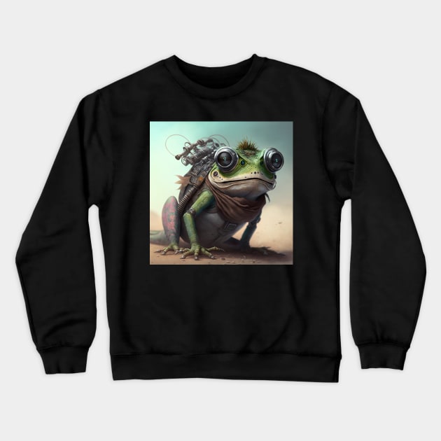 Frog Tech Blend Crewneck Sweatshirt by WilbDigital